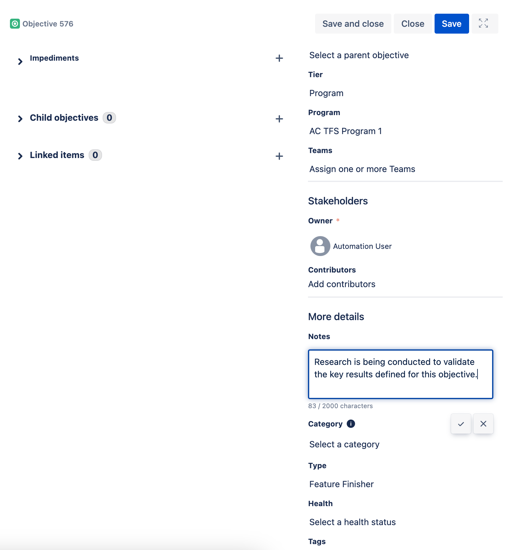 RN11.3 Notes field on new objective details panel.png
