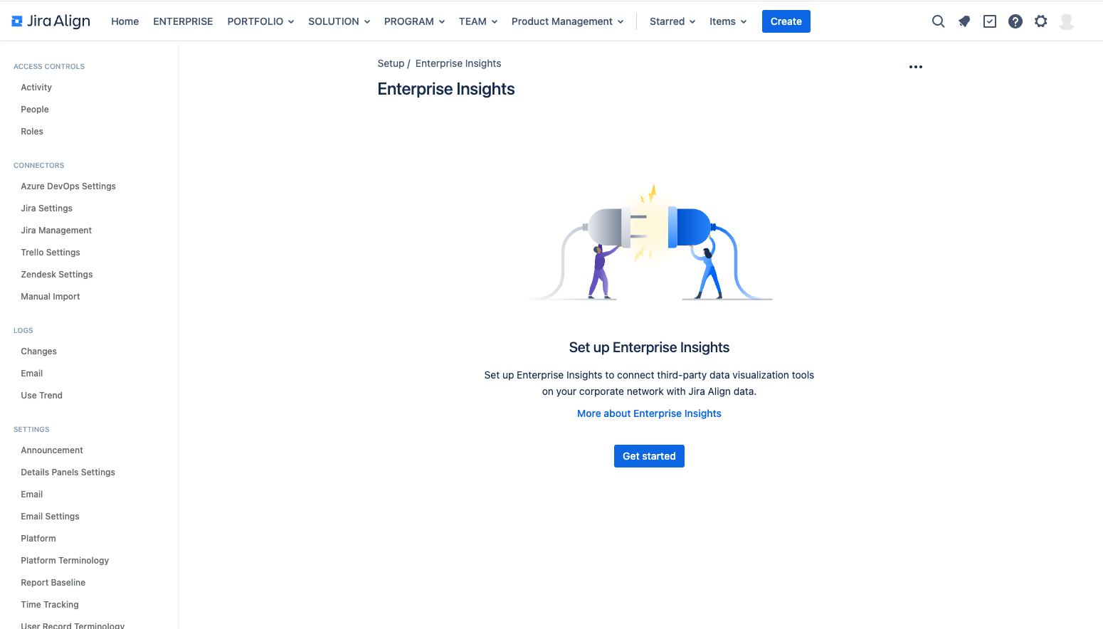 Enterprise insights setup landing page.png
